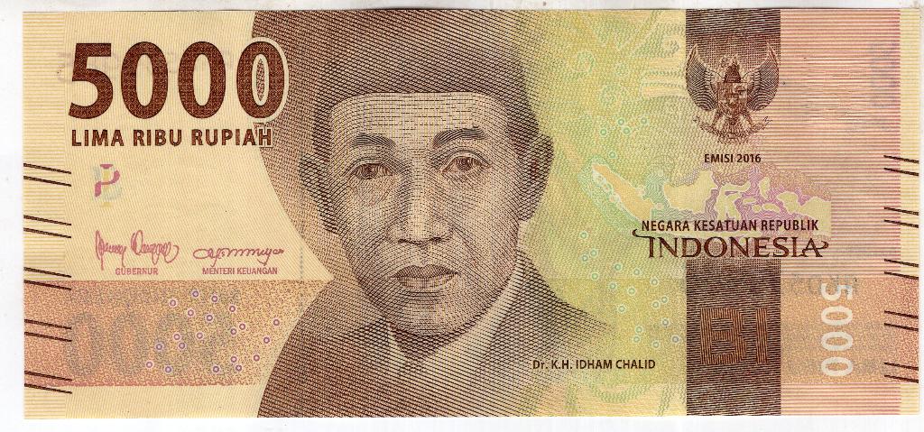 Indonesie 5000 Rupiah 2016 unc, Verzenden, Zuidoost-Azië