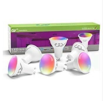 6 kleur smart led GU10 spots nieuw (app bediening), Metaal of Aluminium, Nieuw, Ophalen of Verzenden, Led