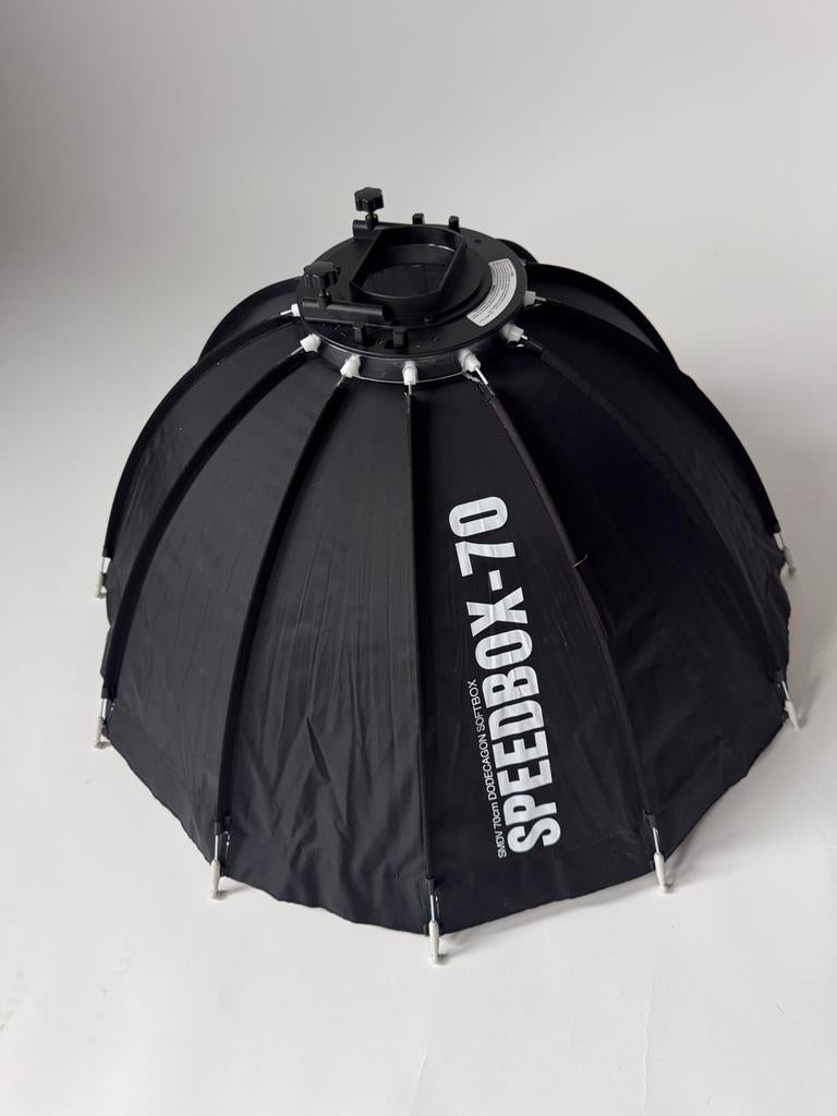 Speedbox-70 Softbox voor Studiofotografie €100, Ophalen, Gebruikt, Lamp of Flitsset