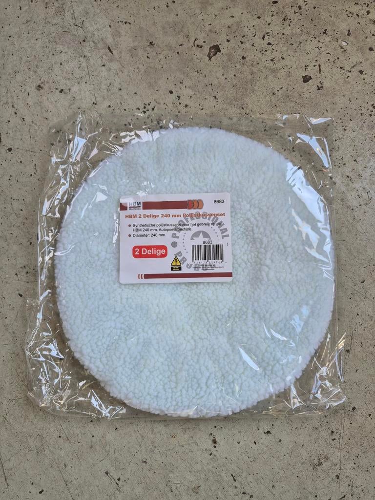 HBM 2-delige polijstkussenset 240mm - Nieuw!, Ophalen of Verzenden