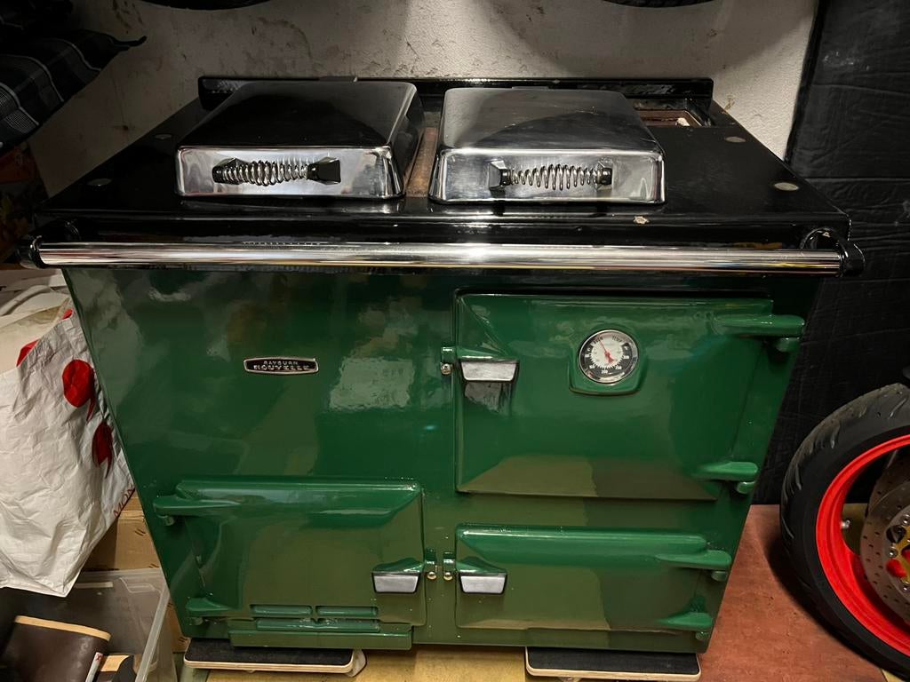 Rayburn (Aga) Nouvelle 380G Fornuis/ Oven/ CV ketel, Witgoed en Apparatuur, Fornuizen, Ophalen, Gebruikt, 60 cm of meer, Grill