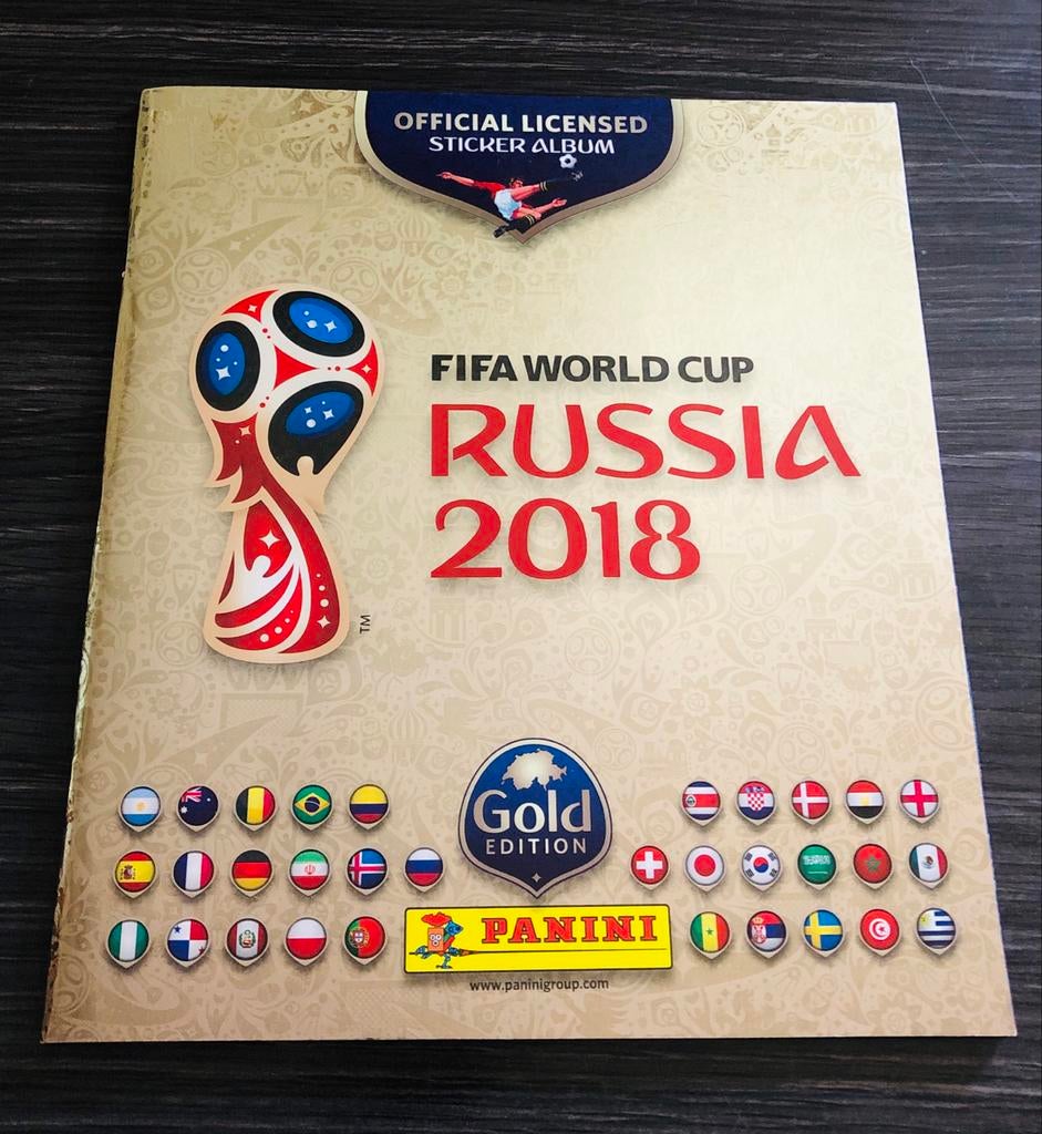 Panini WK Rusland 2018 Gouden Editie Zwitserland, Ophalen of Verzenden, Zo goed als nieuw, Sport