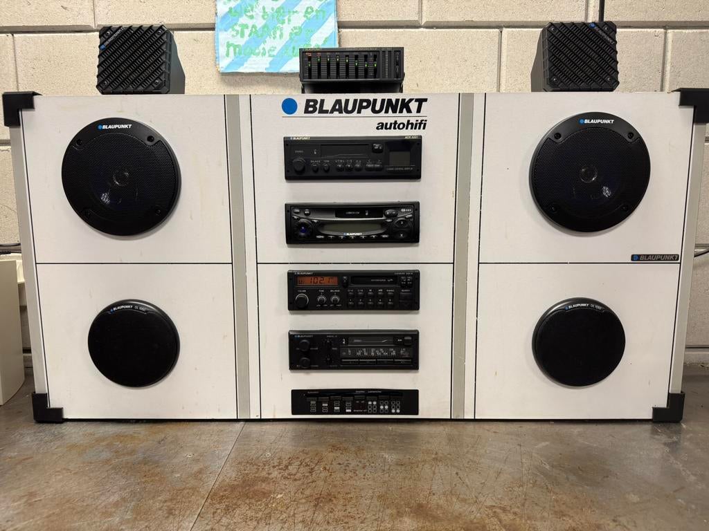 Blaupunkt Vintage Demo Kast  Retro  Uniek Verzamelobject, Auto diversen, Autoradio's, Gebruikt, Ophalen of Verzenden
