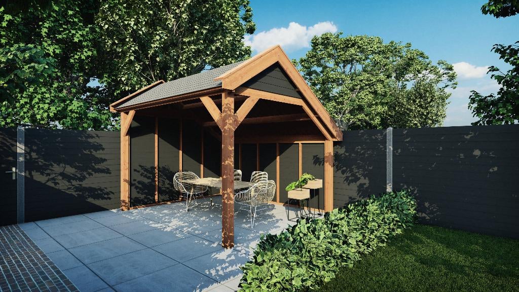 Kapschuur - Overkapping - Tuinhuis - Veranda, Tuin en Terras, Overkappingen, Ophalen, Nieuw, Veranda