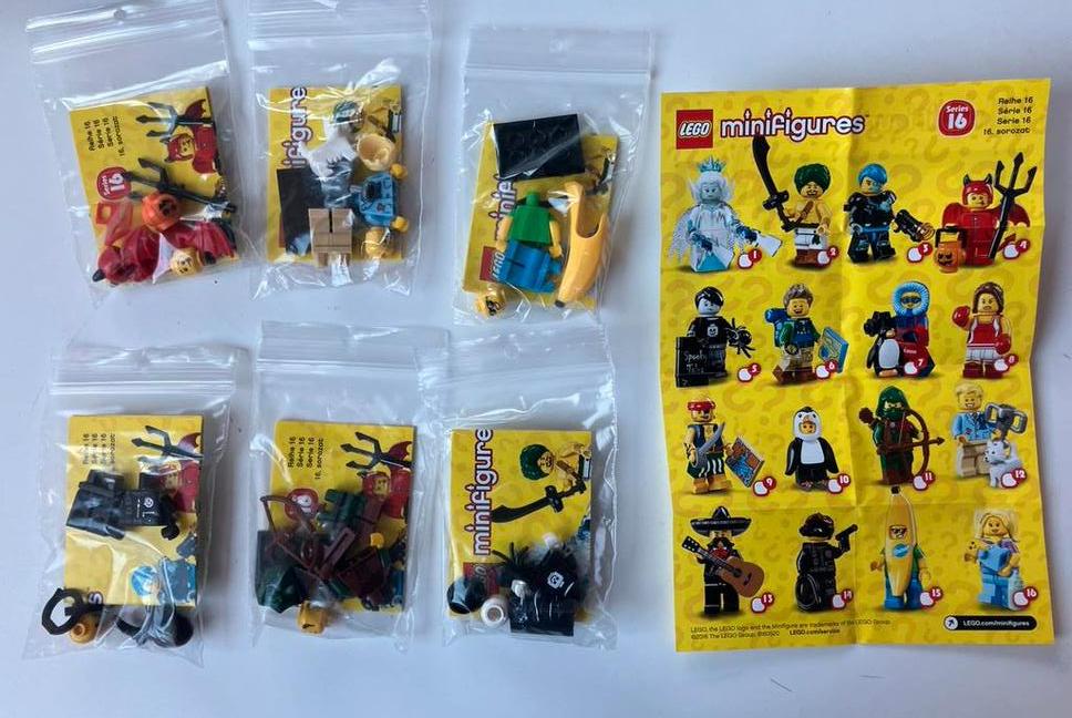 Diverse Lego collectible minifiguren serie 16 NIEUW, Ophalen, Nieuw, Complete set, Lego