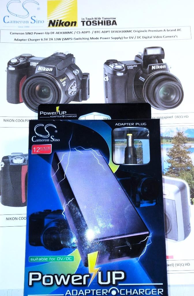 Cameron Sino DF-AEH300MC 6.5V 2A Coolpix Adapter EH-30 UC-E1, Ophalen of Verzenden, Nieuw