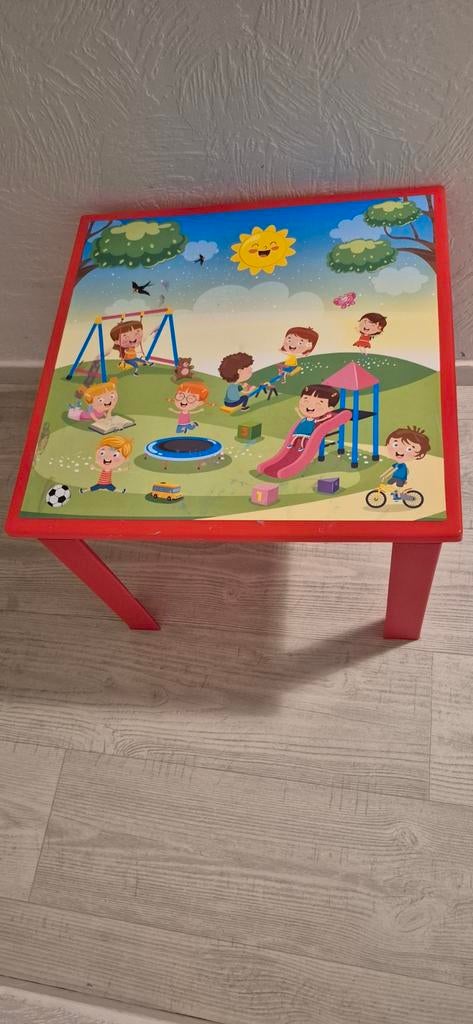 Kinderspeeltafel plastic kan Nog een ronde!, Kinderen en Baby's, Kinderkamer | Tafels en Stoelen, Ophalen of Verzenden, Gebruikt