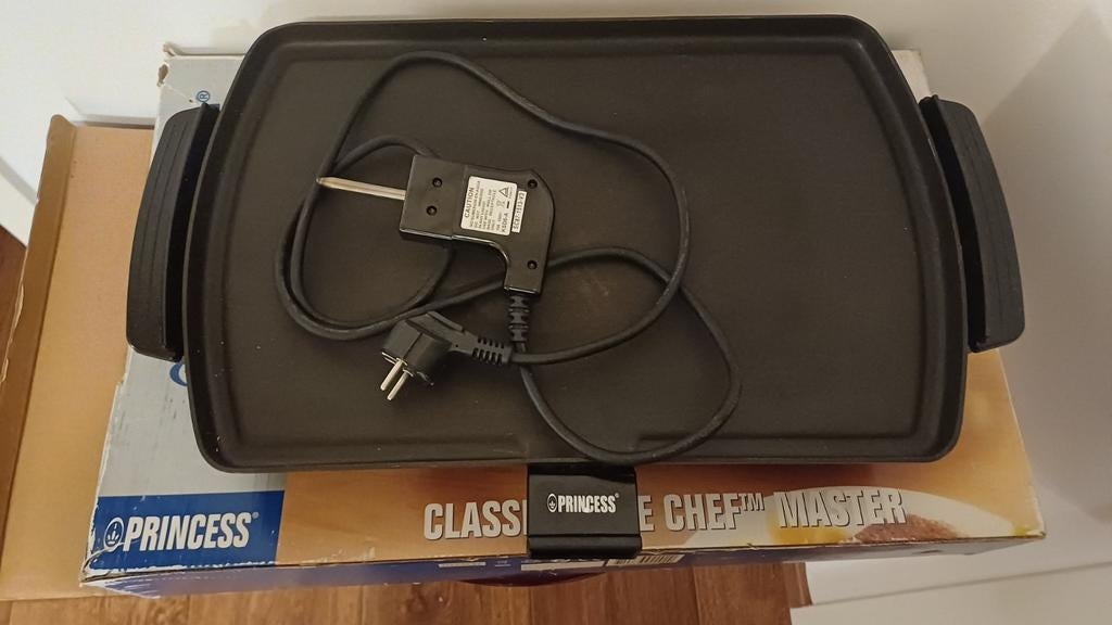 Princess Bakplaat / Tafelgrill Masterchef, Witgoed en Apparatuur, Grillplaten, Ophalen, Vaatwasmachinebestendig, Gebruikt, Tafelgrill