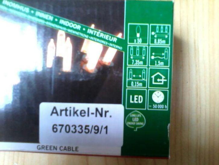 Lichtsnoer 50 minilampjes, Diversen, Ophalen of Verzenden, Nieuw