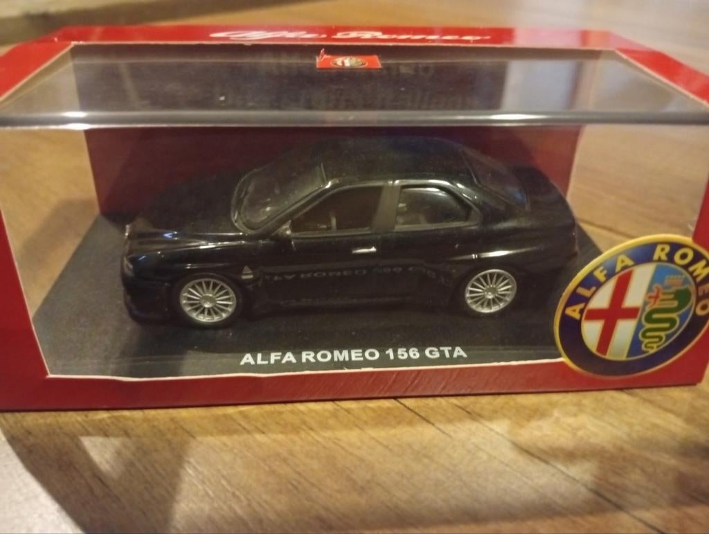 Orginele Alfa Romeo 156 GTA  1:43, Ophalen of Verzenden, Nieuw, Auto, Overige merken