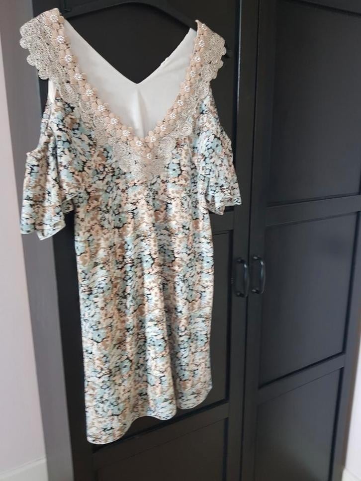 Leuk kort Bohème jurkje van "NKN NEKANE ", Kleding | Dames, NKN NEKANE, Ophalen of Verzenden, Zo goed als nieuw, Boven de knie