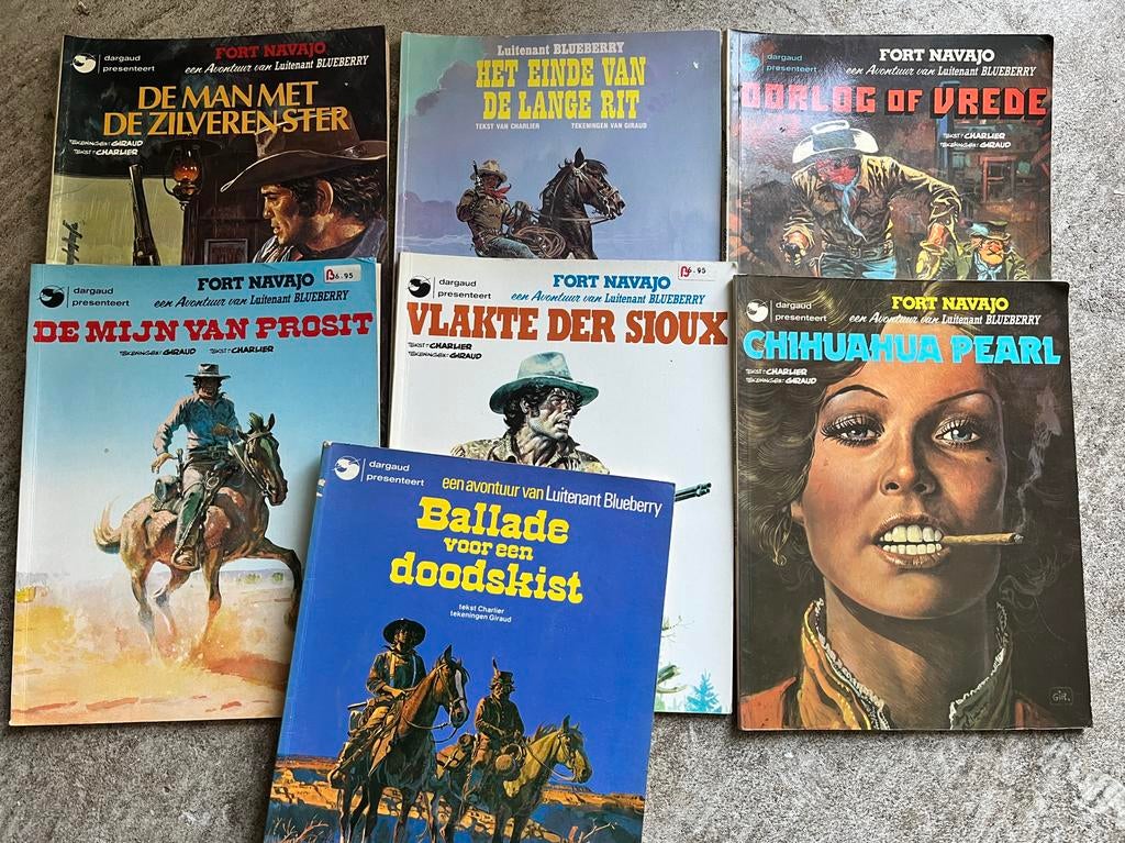 Blueberry Stripboeken Collectie, Meerdere stripboeken, Ophalen of Verzenden, Gelezen