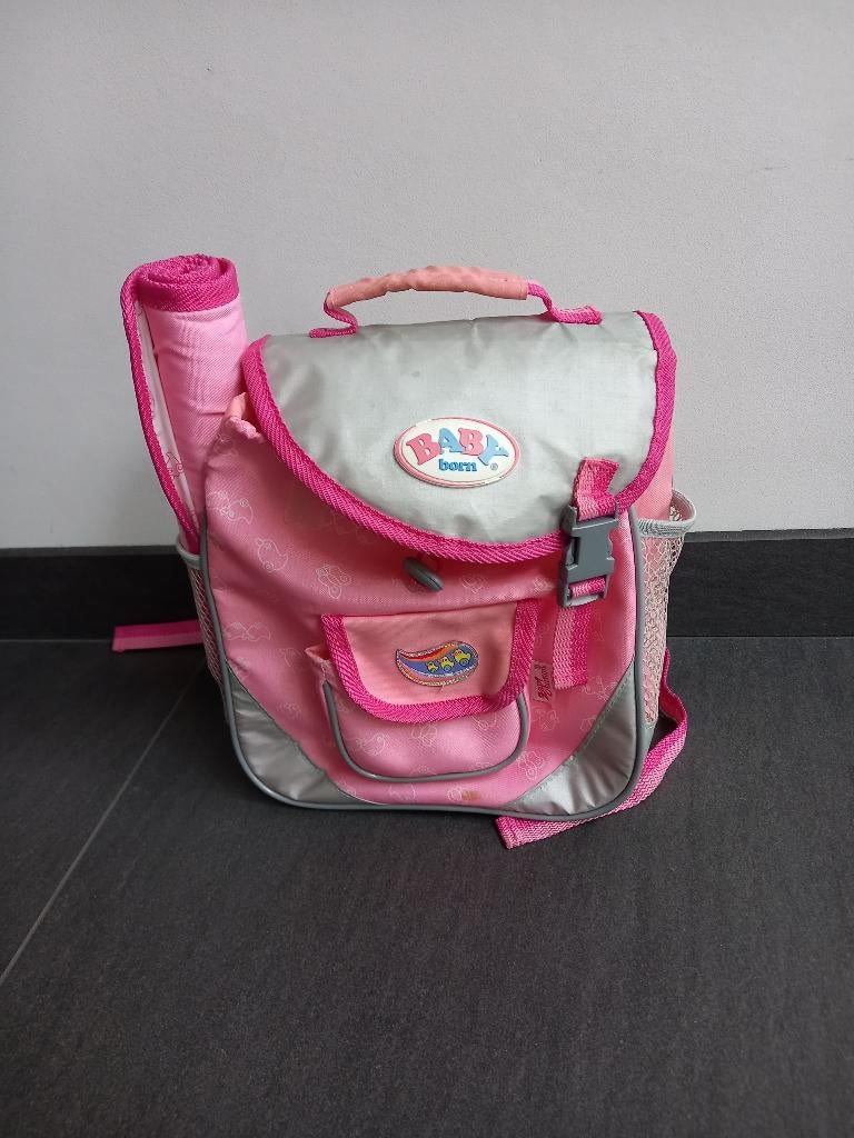 Baby Born rugzak met verschoonmatje, Ophalen of Verzenden, Gebruikt, Babypop
