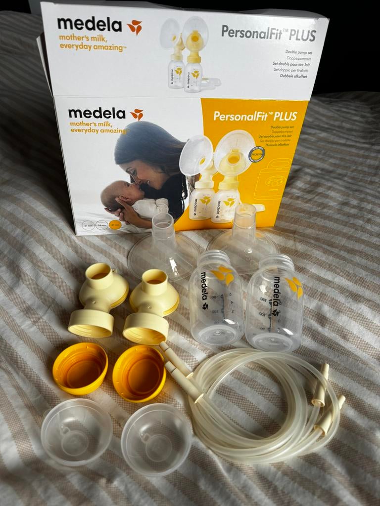 Medela PersonalFit PLUS Dubbele Afkolfset - double pump set, Ophalen of Verzenden, Nieuw, Borstkolf