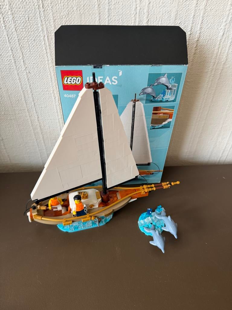 Lego IDEAS 40487 Sailboat Adventure, Ophalen of Verzenden, Zo goed als nieuw, Complete set, Lego