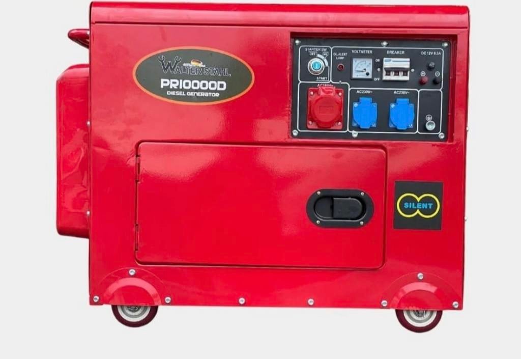 Walter stahl PR10000D diesel generator - aggregaat 6KW nieuw, Ophalen of Verzenden, Zo goed als nieuw, Minder dan 5 kVA, Dieselolie