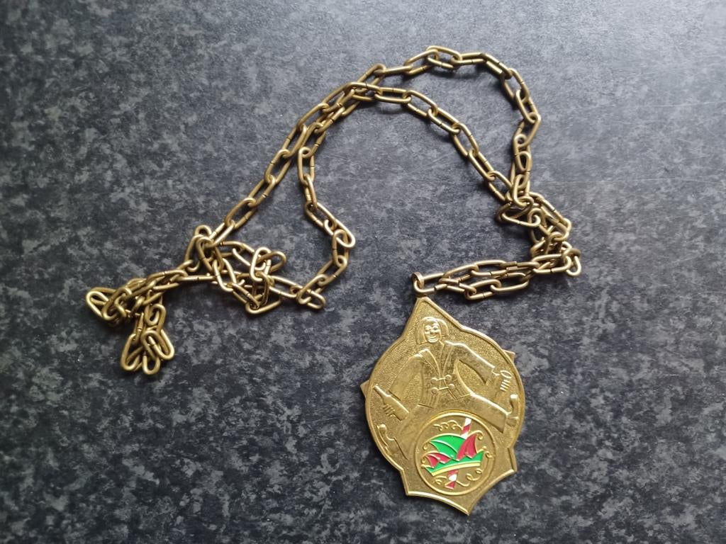 Carnavals medaille onderscheiding De Peelvrujters Heusden, Postzegels en Munten, Ophalen, Overige materialen, Nederland