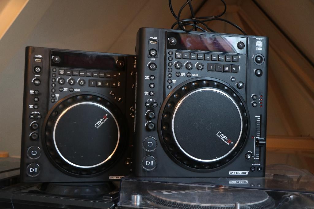 2x Reloop RMP-3 Alpha Multimedia Spelers (DJ set), Ophalen, Gebruikt, Draaitafel, Reloop