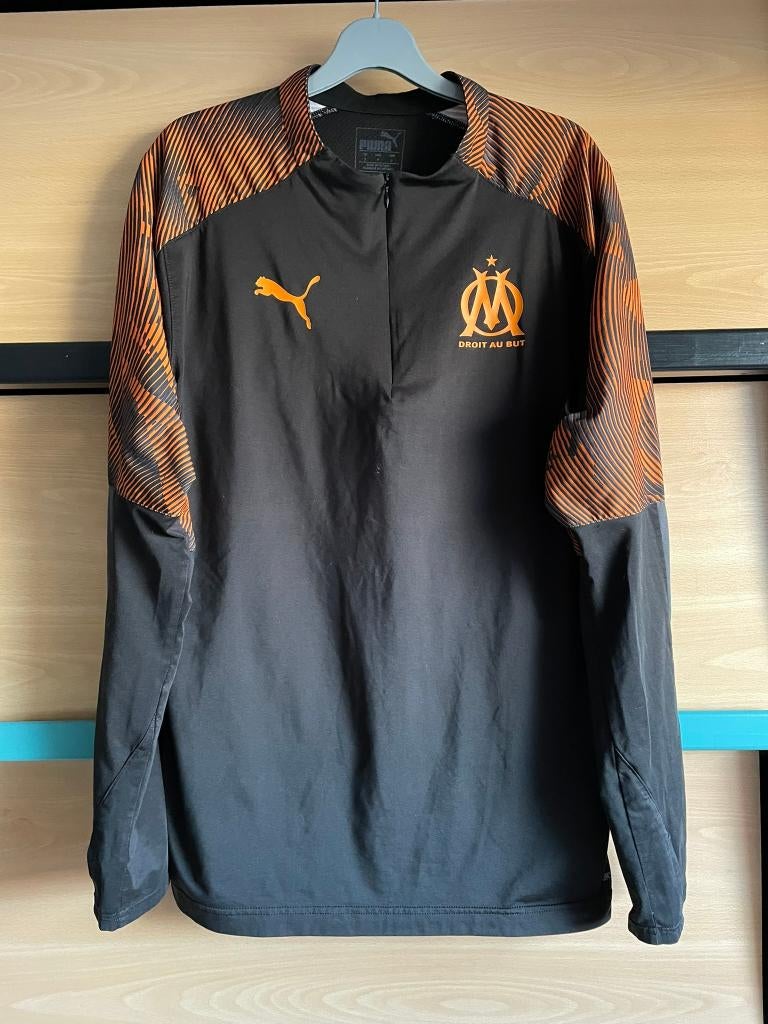Olympique Marseille Puma Trainingstrui Zwart Maat S, Kleding | Heren, Sportkleding, Puma, Zwart, Ophalen of Verzenden, Zo goed als nieuw