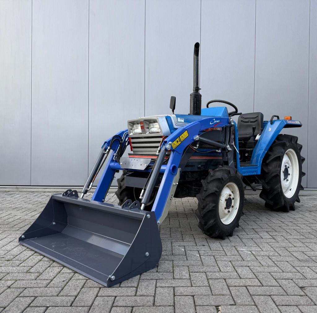 Iseki TA230 minitrekker met voorlader - 27PK - 566 draaiuren, Overige merken, Gebruikt, Tot 2500, Verzenden