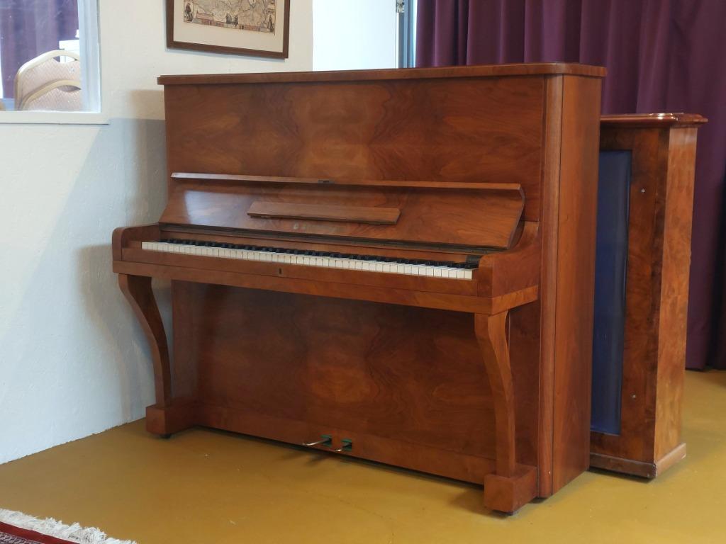 Gereviseerde Bechstein concertpiano, Ophalen, Gebruikt, Bruin, Piano