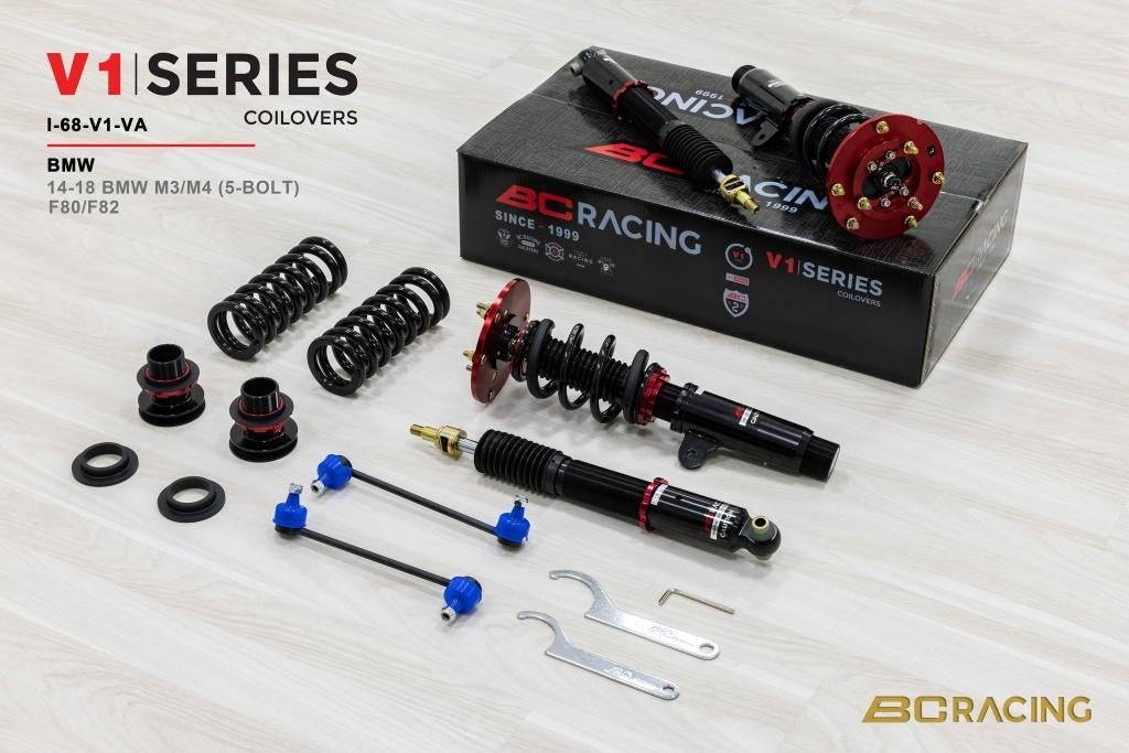 BC Racing schroefset verlaging - BMW M3 M4 F80 F82 14-18, Auto diversen, Tuning en Styling, Ophalen of Verzenden