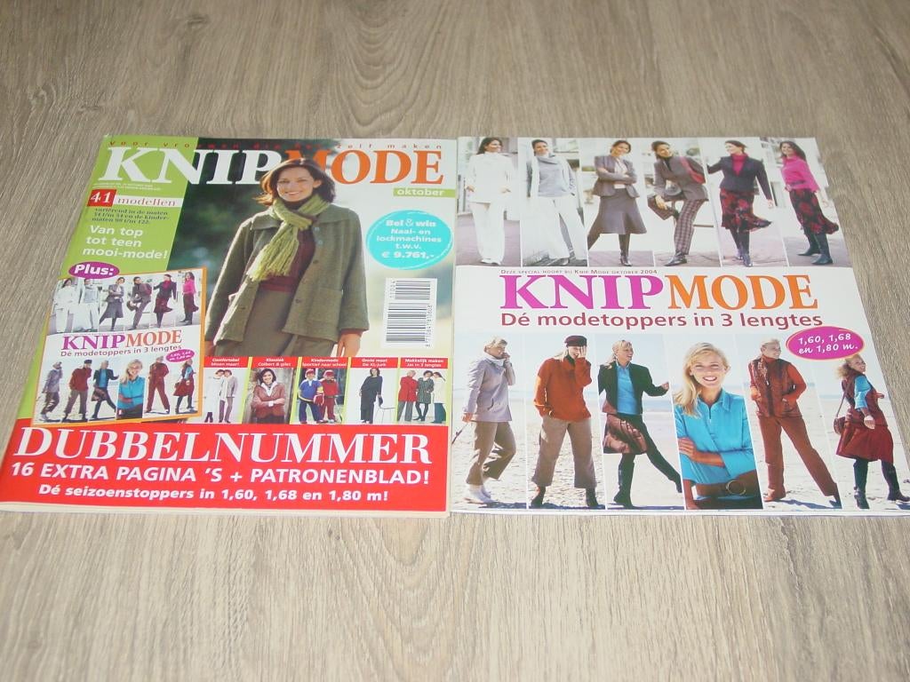 Knipmode nr. 10 / oktober 2004, Ophalen of Verzenden, Gebruikt, Vrouw, Knipmode