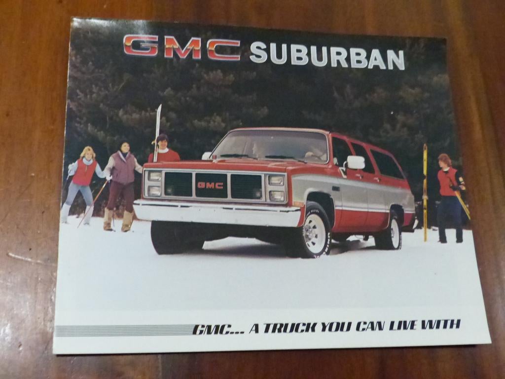 GMC Suburban 1985 brochure USA, Verzenden, Zo goed als nieuw, Overige merken