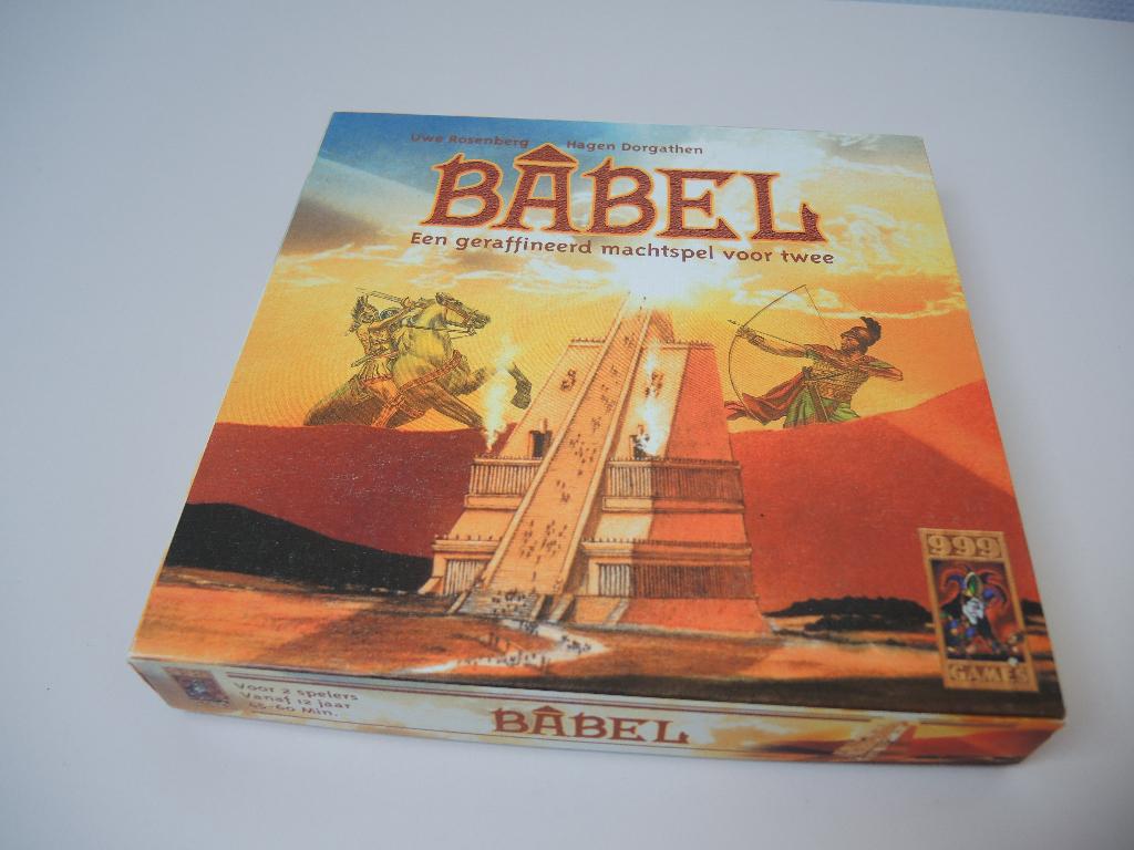 Babel, Hobby en Vrije tijd, Gezelschapsspellen | Bordspellen, Een of twee spelers, Ophalen of Verzenden, Zo goed als nieuw, 999 Games