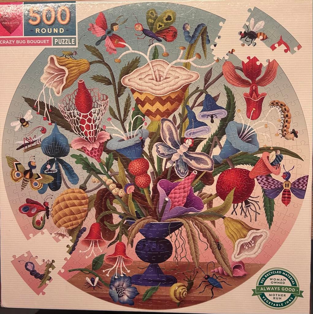 GeeBoo Ronde Puzzel - 500 Stukjes, Ophalen of Verzenden, 500 t/m 1500 stukjes, Zo goed als nieuw, Legpuzzel