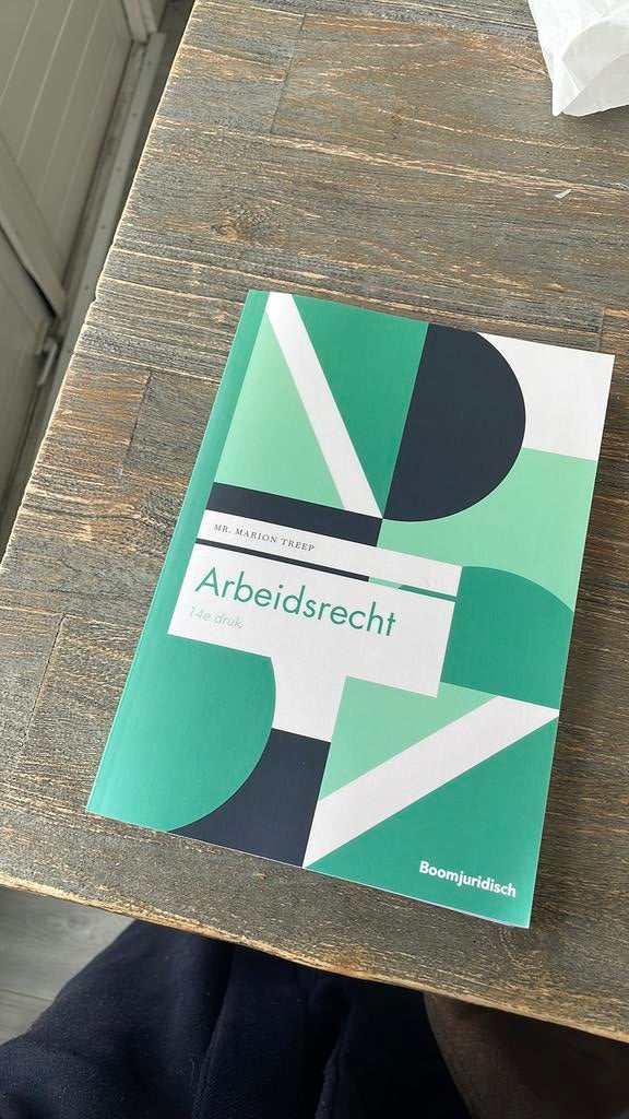 Arbeidsrecht 14e druk marion treep, Boeken, Zo goed als nieuw, Marion Treep, Alpha, HBO