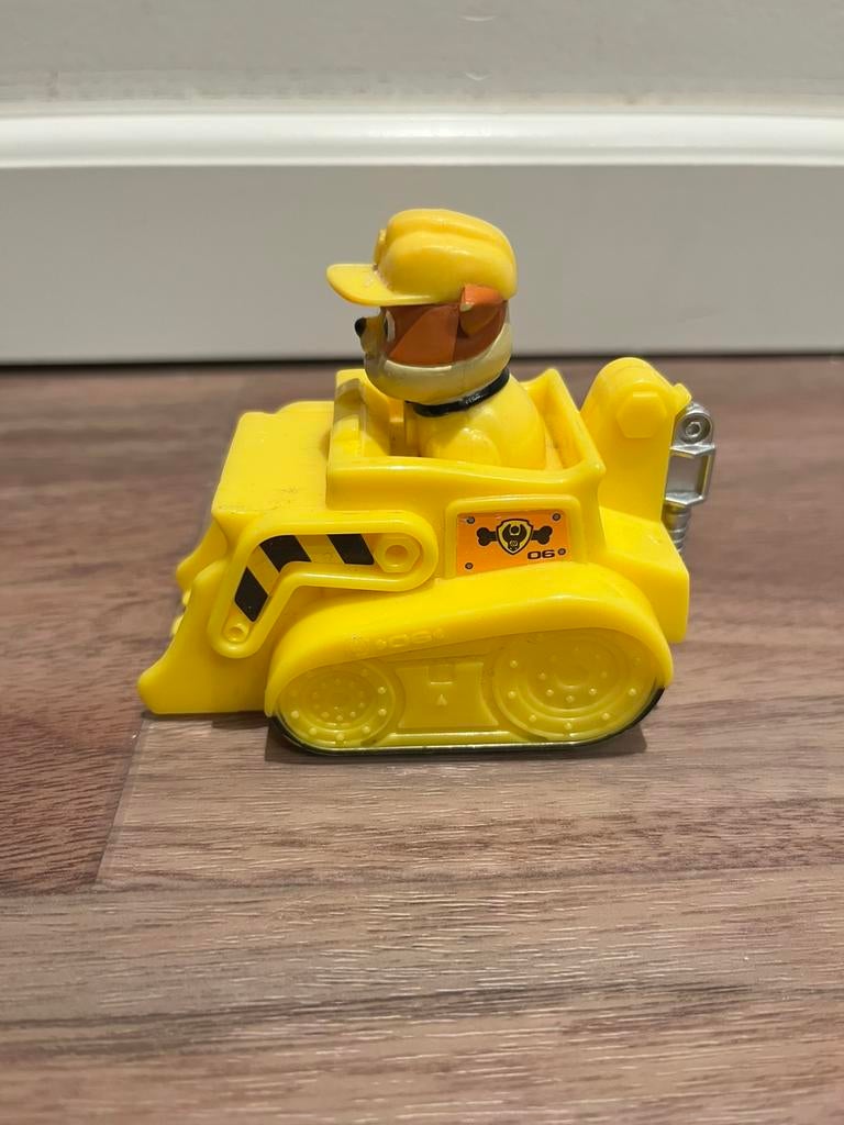 Paw Patrol Rescue Racers - Rubble bulldozer voertuig, Ophalen of Verzenden, Gebruikt