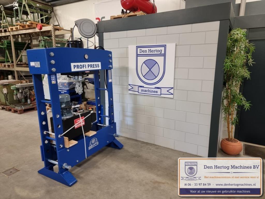 RHTC werkplaatspers Profi press 100ton hydraulische pers, Ophalen, Zo goed als nieuw