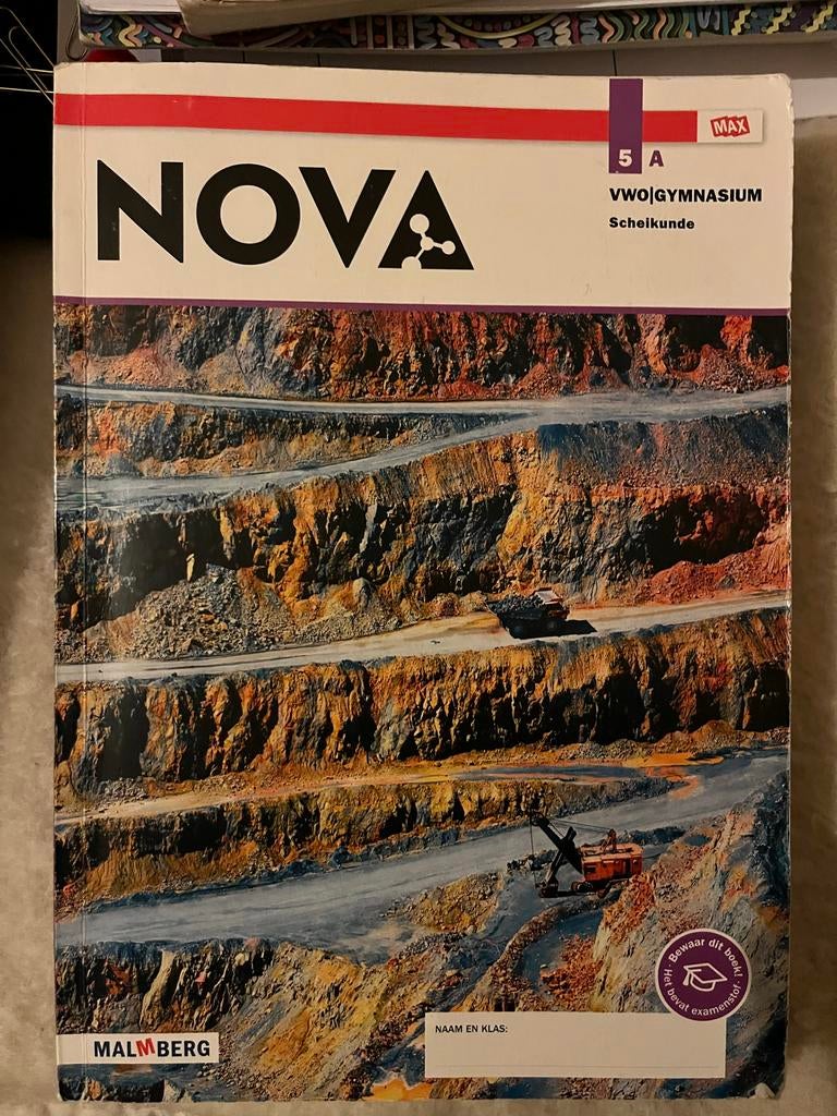 Nova Scheikunde VWO Gymnasium, Ophalen of Verzenden, Zo goed als nieuw, VWO, Scheikunde