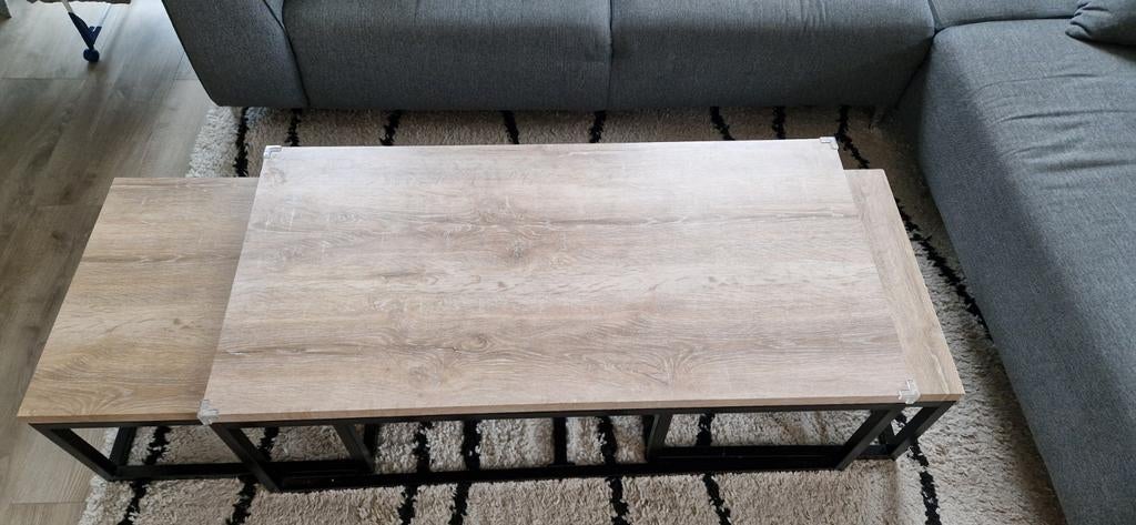 Mooie set van 3 salontafels, Gebruikt, 100 tot 150 cm, 50 tot 100 cm, Modern