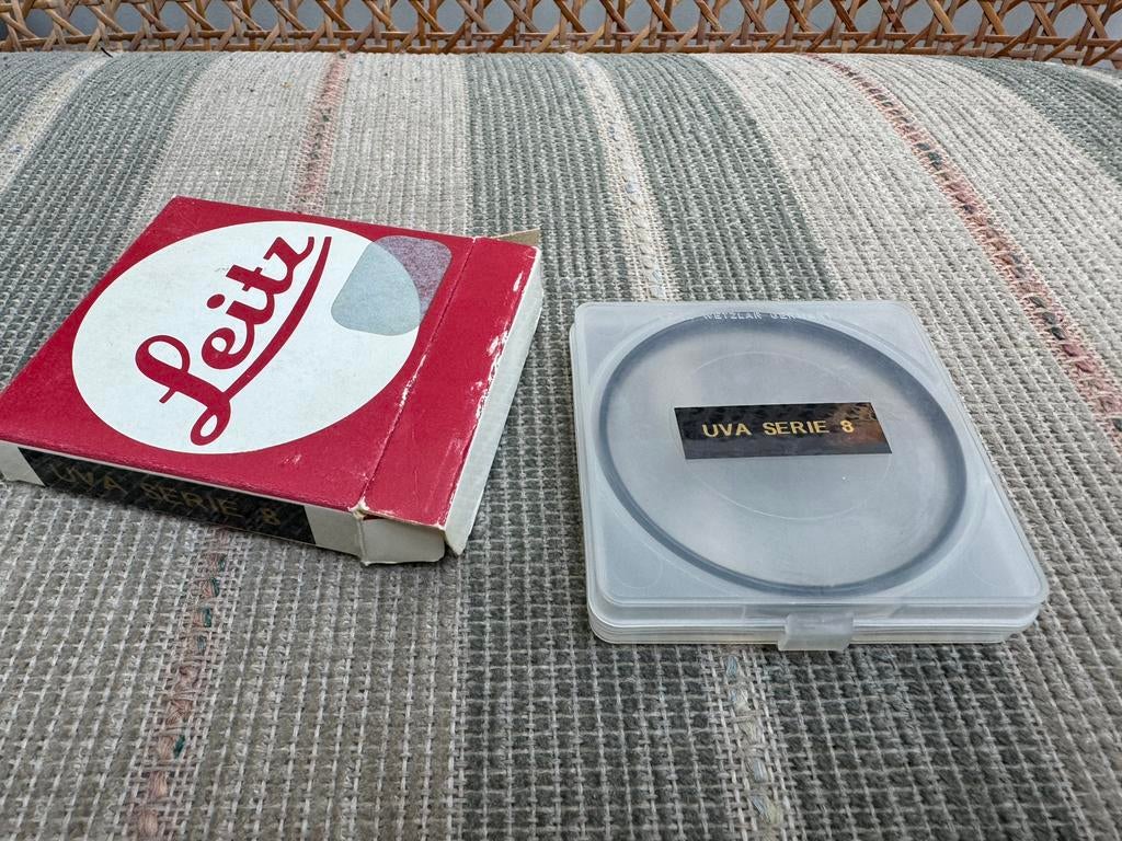 Leica UVA Serie 8 + B+W ND Filter Summilux 24mm 1.4 24 mm, Ophalen of Verzenden, Zo goed als nieuw, UV-filter