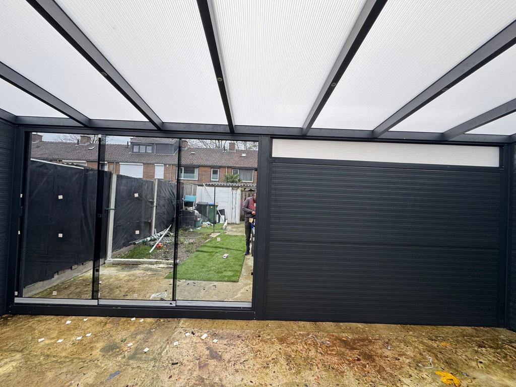 Moderne Veranda met Schuifdeuren, Tuin en Terras, Overkappingen, Ophalen of Verzenden, Nieuw, Veranda