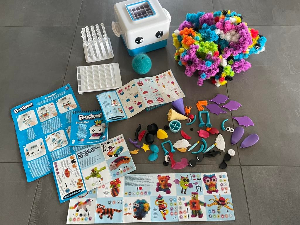 Partij bunchems bunchbot toebehoren boekjes, Ophalen of Verzenden, Zo goed als nieuw