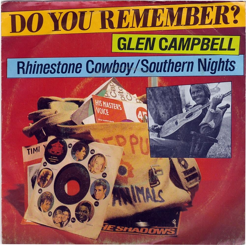 Glen Campell - Like A Rhinestone Cowboy 7", Cd's en Dvd's, Vinyl Singles, 7 inch, Single, Ophalen of Verzenden, Zo goed als nieuw