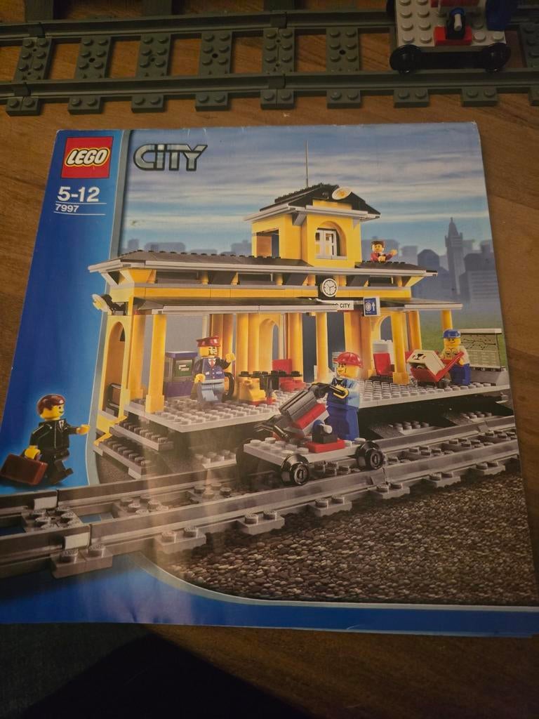 Lego City 7997 Treinstation, Kinderen en Baby's, Speelgoed | Duplo en Lego, Ophalen of Verzenden, Gebruikt, Complete set, Lego