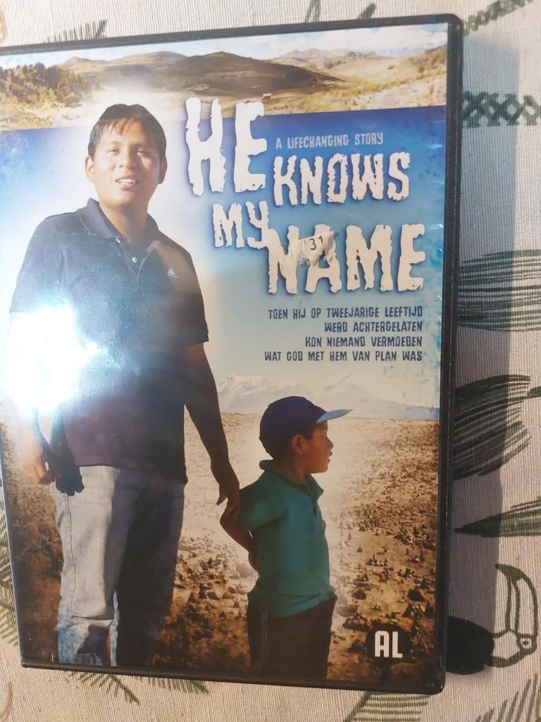 DVD He Knows My Name - A Lifechanging Story, Alle leeftijden, Ophalen of Verzenden, Zo goed als nieuw