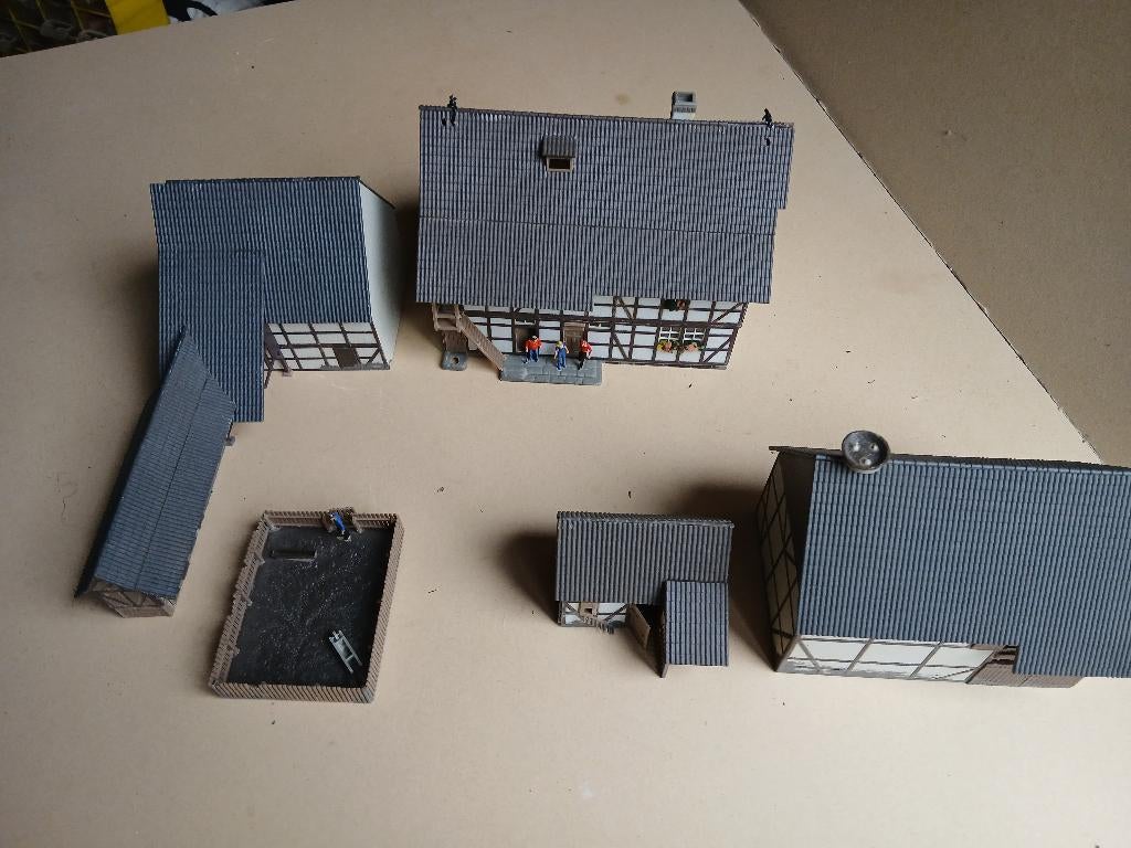 Noordduitse hoeve, Hobby en Vrije tijd, Modeltreinen | H0, Overige merken, Gebruikt, Gelijkstroom of Wisselstroom, Brug, Tunnel of Gebouw