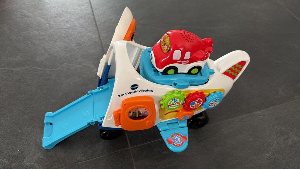 VTECH Toet Toet Auto’s 2-in-1 Vrachtvliegtuig, Ophalen, Zo goed als nieuw