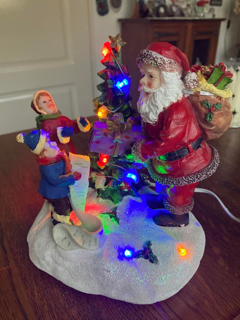 Kerstman met kinderen, Diversen, Kerst, Ophalen of Verzenden, Gebruikt