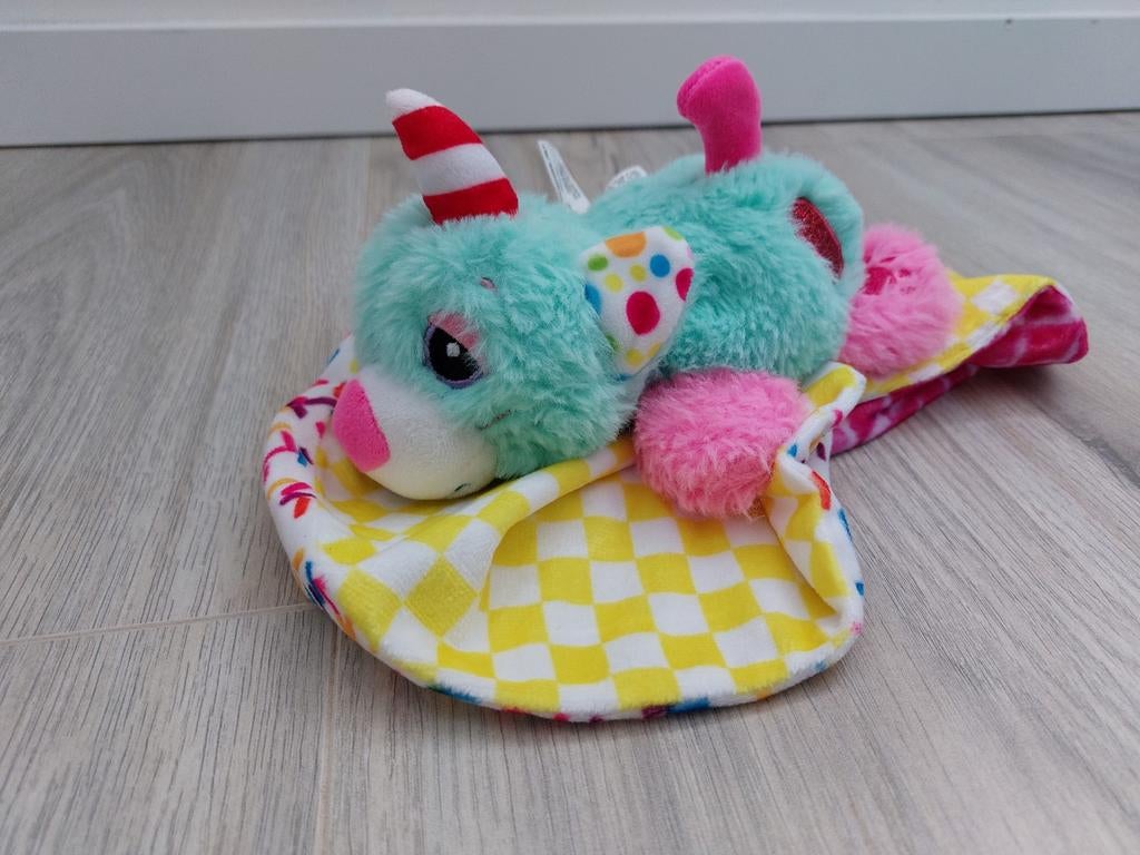 Knuffel knuffeldoekje cutetitos carnivalitos unicorn L1233, Ophalen of Verzenden