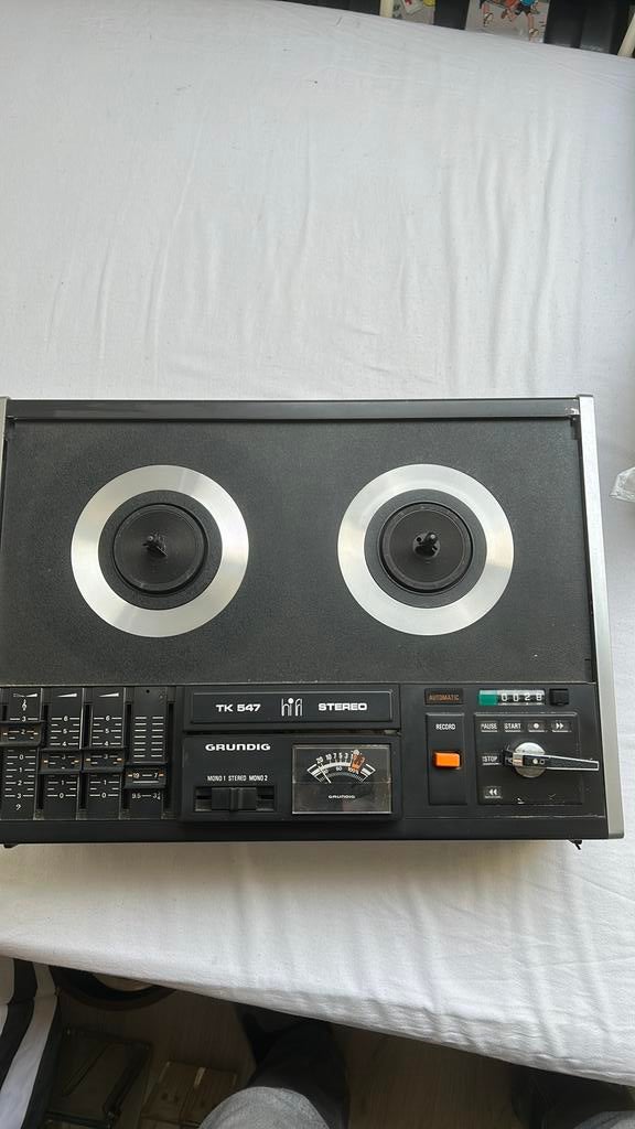 Bandrecorder grundig, Audio, Tv en Foto, Bandrecorders, Ophalen, Defecte bandrecorder