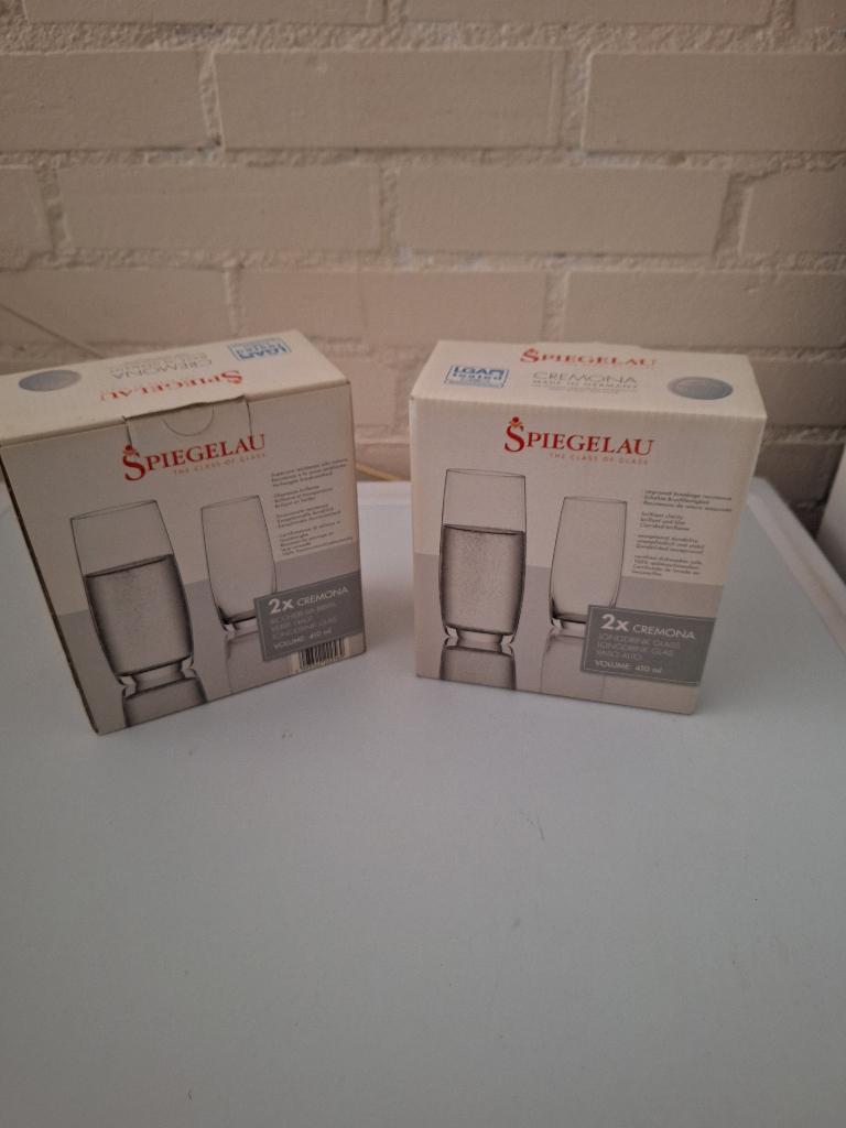 Spiegelau longdrink glazen nieuw, Verzamelen, Glas en Borrelglaasjes, Ophalen, Nieuw, Frisdrankglas