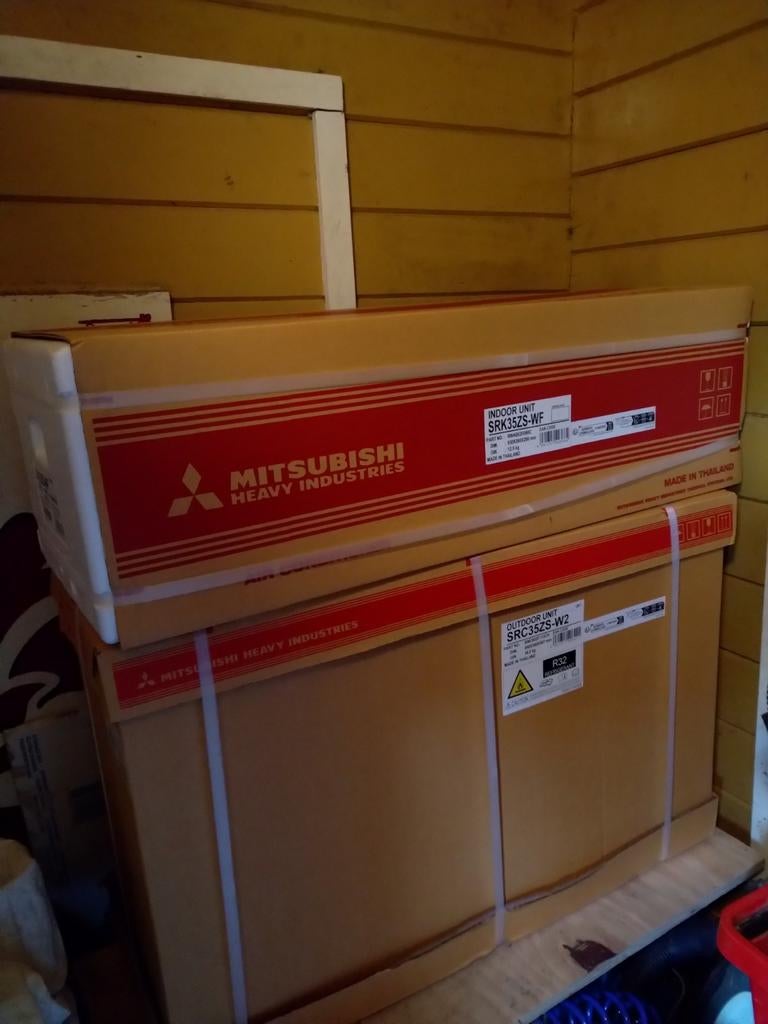 Mitsubishi heavy industries srk35zs-wf zsc35zs-w met wifi, Ophalen of Verzenden, Nieuw