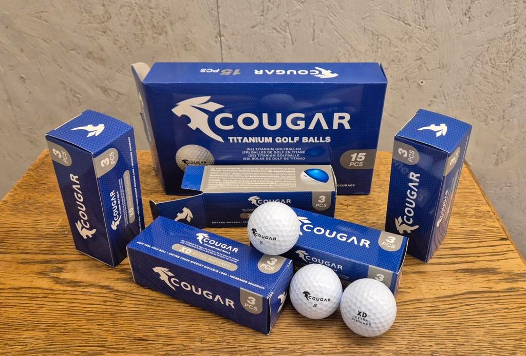 Cougar golfballen XD Extra Distance – nieuw – staffelkorting, Sport en Fitness, Golf, Nieuw, Bal(len), Overige merken, Ophalen of Verzenden