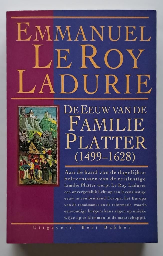De eeuw van de familie Platter ( 1499-1628), Ophalen of Verzenden